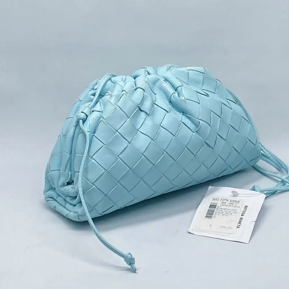 Bottega Veneta Pouch Mini Intrecciato leather clutch